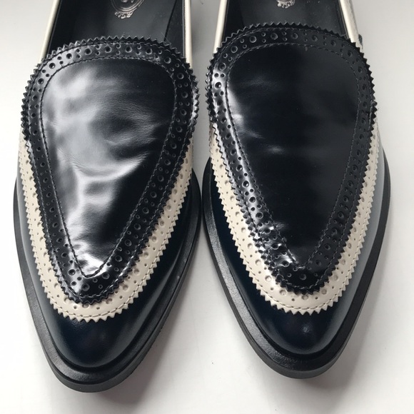 Tod’s women’s 3 tone leather loafers size 38 - Picture 2 of 8